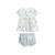 Ensemble robe bébé et bloomer en gaze de coton Iskia BLANC 1 - vertbaudet enfant 