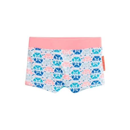 Boxer de bain garçon blanc Clap Clap BLEU 1 - vertbaudet enfant 