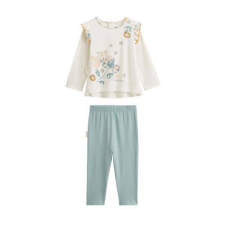 Pyjama bébé 2 pièces Capucine VERT 1 - vertbaudet enfant 