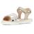 Sandale Enfant Geox Haiti - Blanc/Argent - Scratch - Confort Exceptionnel BEIGE+GRIS 3 - vertbaudet enfant 