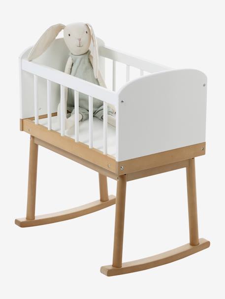 Lit berceau pour poupon en bois FSC® blanc 2 - vertbaudet enfant 