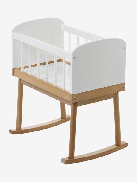 Lit berceau pour poupon en bois FSC® blanc 3 - vertbaudet enfant 