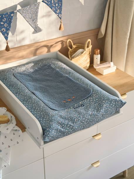 Matelas à langer personnalisable INDIA bleu imprimé 4 - vertbaudet enfant 