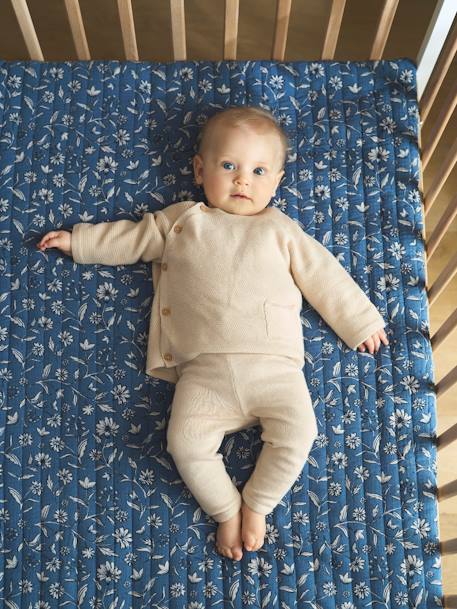 Tapis de sol / Fond de parc patchwork INDIA bleu imprimé 5 - vertbaudet enfant 