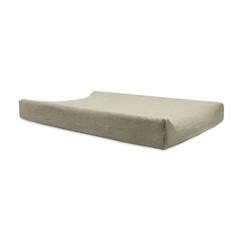 Puériculture-Matelas, accessoires de lange-Matelas à langer, housse-Housse matelas à langer - JOLLEIN - Éponge 50x70cm - Vert olive - Mixte - Naissance