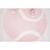 Tapis Coton Tennis Ball par Lilipinso - Rose - Ø. 100 cm ROSE 4 - vertbaudet enfant 