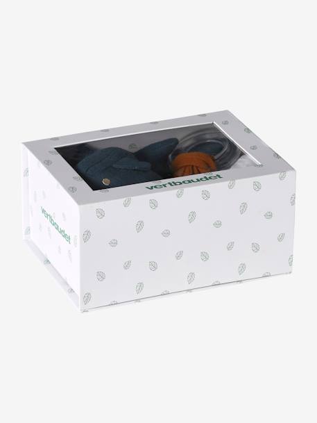 Coffret cadeau 3 pièces : lange + doudou personnalisable + hochet bleu+Koala 2 - vertbaudet enfant 