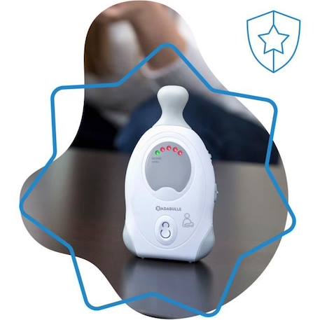 BADABULLE Baby Online 300m Babyphone Audio avec Veilleuse BLANC 4 - vertbaudet enfant 