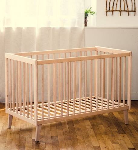 Lit bébé Turia 60x120cm (60 x 120 cm) BLANC 2 - vertbaudet enfant 