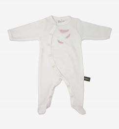 Pyjama bébé en Coton Bio à motifs plumes colorées  - vertbaudet enfant