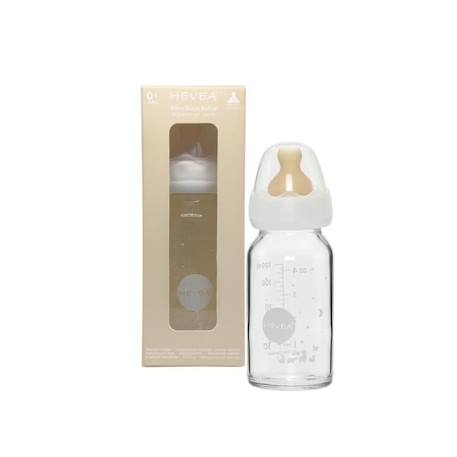 Biberon en verre 120 ml HEVEA BLANC 1 - vertbaudet enfant 