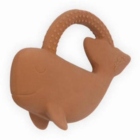 Anneau de dentition en caoutchouc Baleine Caramel - Marron - Jollein - Bébé MARRON 3 - vertbaudet enfant 