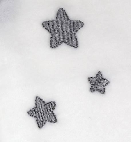 Pyjama bébé Coton Bio blanc motifs étoiles BEIGE+GRIS+ROSE 9 - vertbaudet enfant 