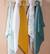 Langes emmaillotage en Coton Bio à motifs Yukari (lot de 2) (Blanc - 120 x 120 cm) BLANC 5 - vertbaudet enfant 