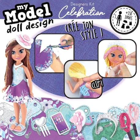 Jeu de mode - EDUCA - My Model - Doll Design - Celebrations BLANC 2 - vertbaudet enfant 