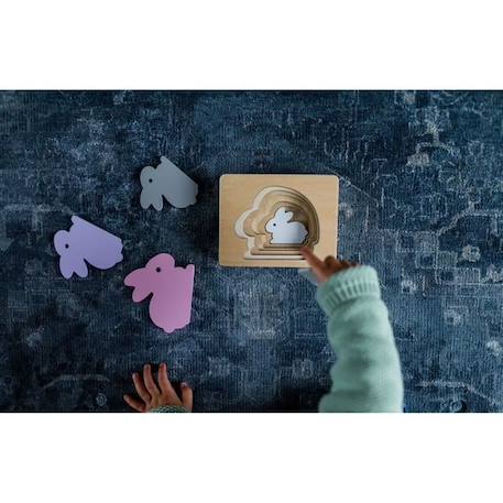 Jeu d'éveil- Puzzle lapin ROSE 2 - vertbaudet enfant 