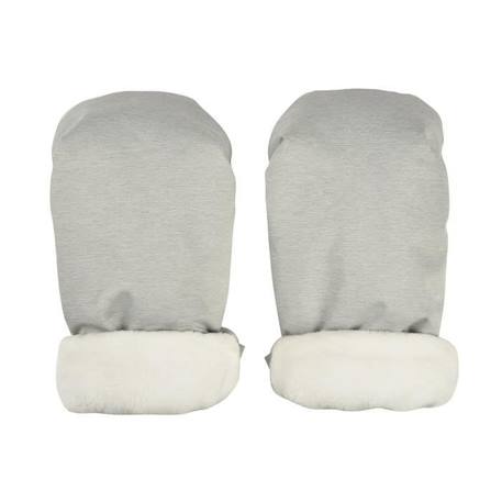 Moufles poussette heather grey GRIS 1 - vertbaudet enfant 