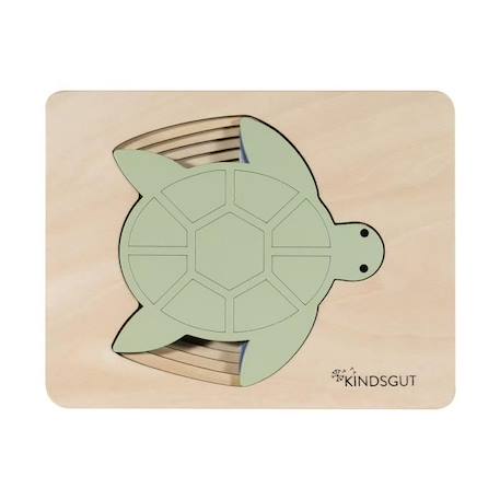 Jeu d'éveil - Puzzle tortue VERT 1 - vertbaudet enfant 