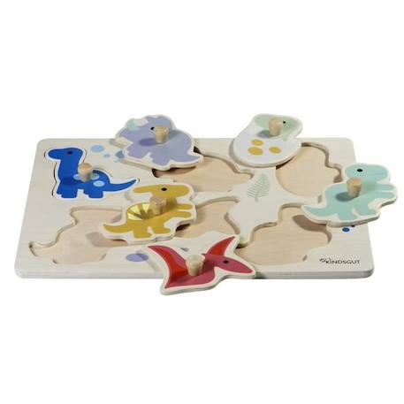 Jeu d'éveil -Puzzle Dinos MARRON 3 - vertbaudet enfant 