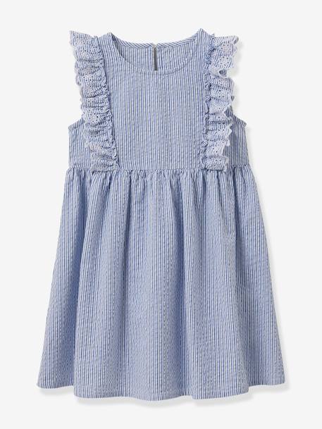 Robe seersucker fille CYRILLUS  - vertbaudet enfant