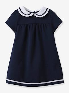 Bébé-Robe, jupe-Robe bébé en piqué de coton - coton bio CYRILLUS