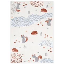 -Tapis Enfant Forest Dream par Nattiot - 120 x 170 cm - Bleu