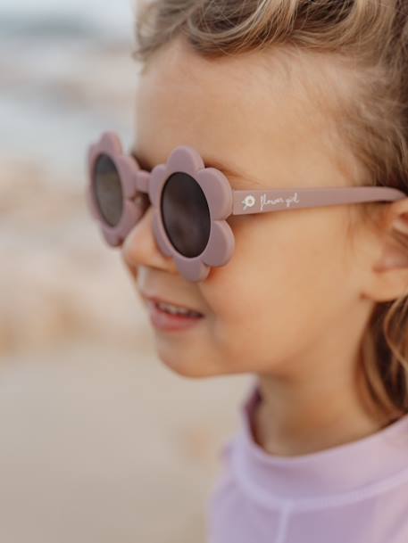 Lunettes de soleil fleur - LITTLE DUTCH mauve 5 - vertbaudet enfant 