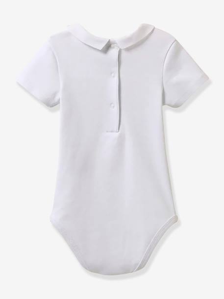 Body col ottoman bébé - coton bio CYRILLUS blanc 2 - vertbaudet enfant 