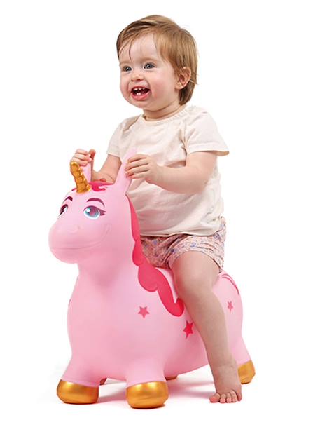 Mon animal sauteur LUDI chien bleu+licorne rose 6 - vertbaudet enfant 