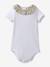 Body col en tissu Liberty bébé - coton bio CYRILLUS jaune 1 - vertbaudet enfant 