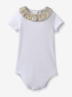 Body col en tissu Liberty bébé - coton bio CYRILLUS  - vertbaudet enfant