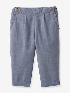 Pantalon chambray bébé CYRILLUS  - vertbaudet enfant