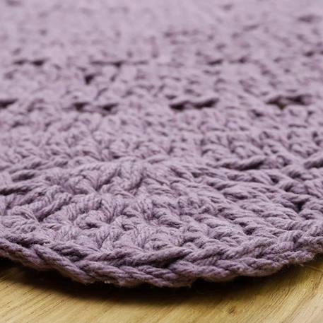 Tapis rond Alma Mauve - NATTIOT - Coton VIOLET 6 - vertbaudet enfant 