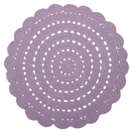 Tapis rond Alma Mauve - NATTIOT - Coton VIOLET 1 - vertbaudet enfant 