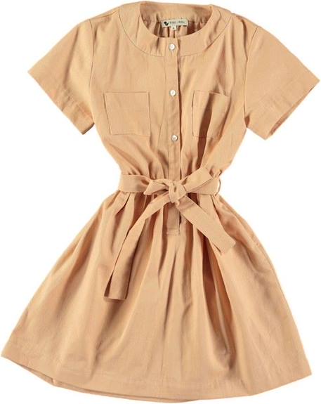 Robe fille Joya BEIGE 2 - vertbaudet enfant 