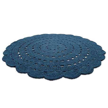 Tapis rond Alma Bleu  - NATTIOT - Coton BLEU 3 - vertbaudet enfant 