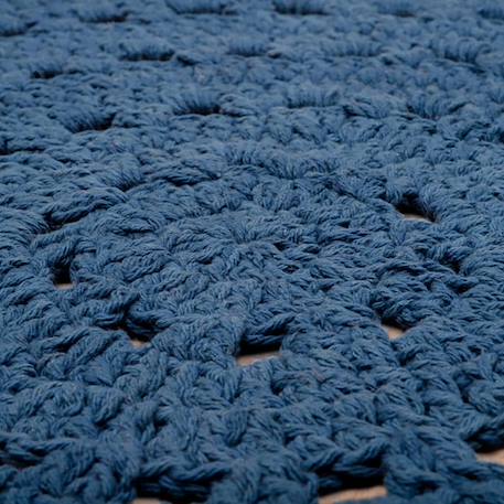 Tapis rond Alma Bleu  - NATTIOT - Coton BLEU 5 - vertbaudet enfant 