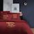 Parure de lit Harry Potter Tartan en flanelle de coton 240x220 cm ROUGE 1 - vertbaudet enfant 