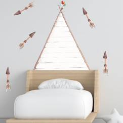 Sticker mural décoratif  tête de lit " TIPI"  - vertbaudet enfant