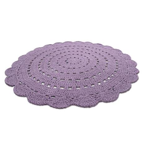 Tapis rond Alma Mauve  - NATTIOT - Coton VIOLET 3 - vertbaudet enfant 