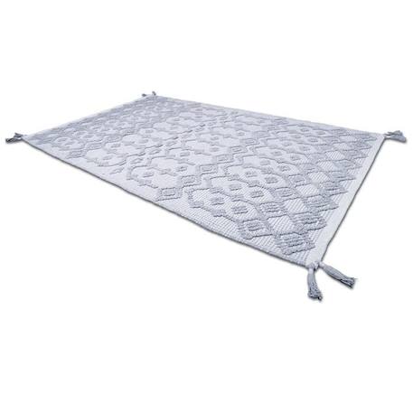 Tapis enfant coton tissé main BLONDER GRIS - Nattiot GRIS 3 - vertbaudet enfant 