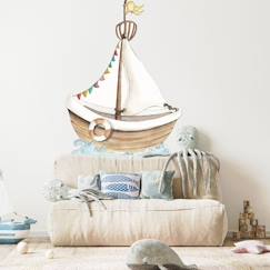 Linge de maison et décoration-Décoration-Sticker mural décoratif  tête de lit " Petit bateau"