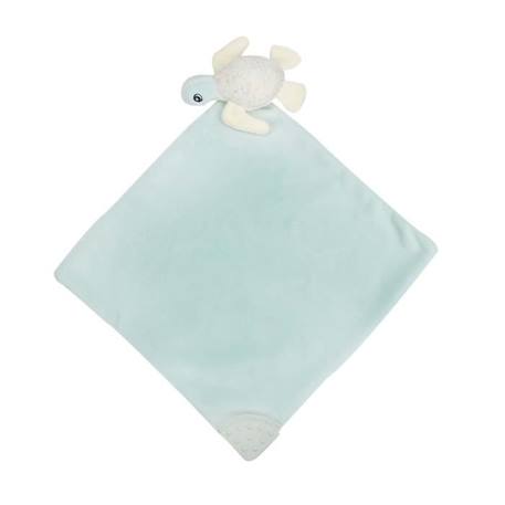 Doudou Mouchoir Pour Bébé - Manu La Tortue Trois Kilos Sept - Vert VERT 1 - vertbaudet enfant 