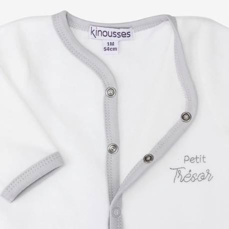 Pyjama bébé - TROIS KILOS SEPT BLANC 4 - vertbaudet enfant 