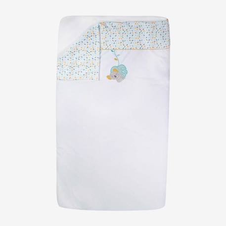 Housse De Couette Pour Lit Bébé Trois Kilos Sept - Blanc  100x140cm BLANC 2 - vertbaudet enfant 