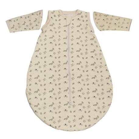 Gigoteuse TROIS KILOS SEPT - Forêt - Avec Manches Amovibles - 65cm - TOG 2.5 BEIGE+BLEU 3 - vertbaudet enfant 