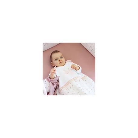 Gigoteuse - TROIS KILOS SEPT - Modèle Floral - 90cm - Rose - 100% coton bio ROSE 2 - vertbaudet enfant 