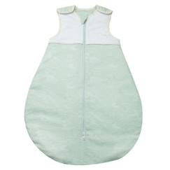 Linge de maison et décoration-Linge de lit bébé-Gigoteuse - TROIS KILOS SEPT - Vert - Pour Bébé - 0 à 6 mois - Velours chiné