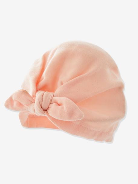 Bébé-Accessoires-Chapeau façon foulard noué uni bébé fille