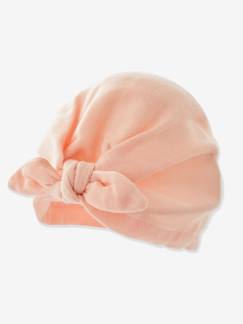 -Chapeau façon foulard noué uni bébé fille